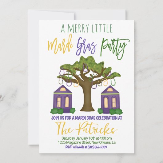 Invitation au Carnaval (Devant)