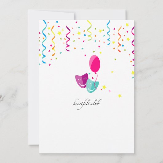 Invitation au carnaval (Dos)