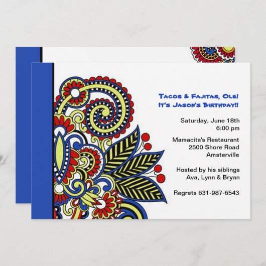 Invitation au carnaval (Devant / Derrière)