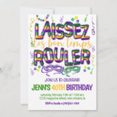 Invitation au Carnaval de Mardi Gras (Devant)