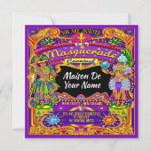 Invitation au carnaval de Mardi Gras (Devant)