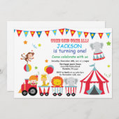 Invitation au Carnaval du Cirque (Devant / Derrière)