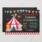 Invitation au Carnaval du Cirque (Devant / Derrière)