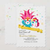Invitation au Carnaval Joyeux (Devant / Derrière)