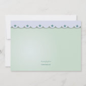 Invitation au carrousel de bébé (Dos)