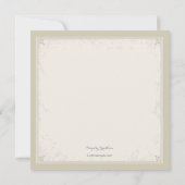 Invitation au carrousel de cheval (Dos)