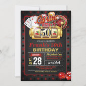 Invitation au casino 50e anniversaire (Devant)