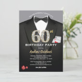 Invitation au Casino 60e anniversaire. Noir et or (Debout devant)
