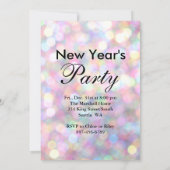 Invitation au Champagne pour le Nouvel An (Dos)