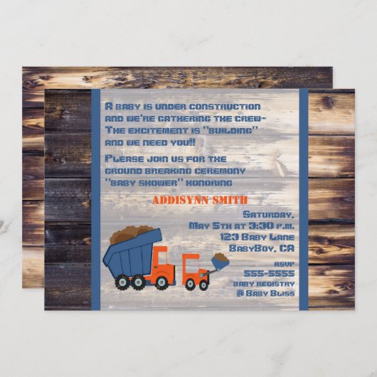 Invitation au chantier (Devant / Derrière)