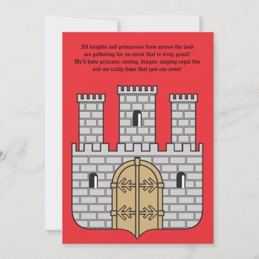 Invitation au château (Devant)