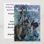 Invitation au château de Fairy Land (Devant / Derrière)