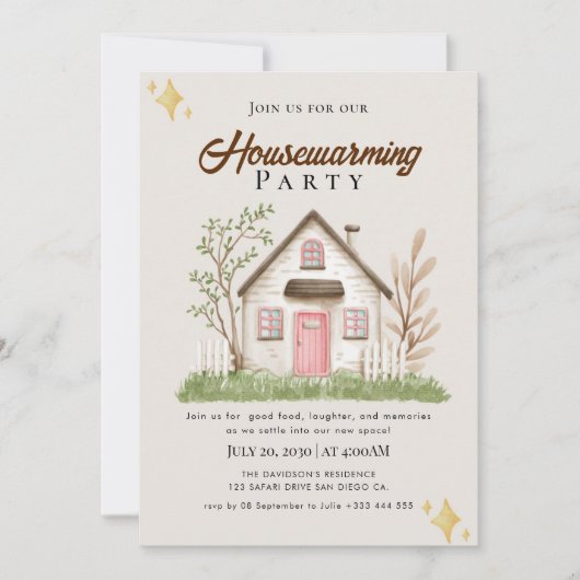 invitation au chauffage domestique (Devant)