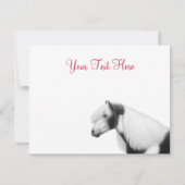 Invitation au Cheval de course Tsigane (Dos)