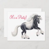 Invitation au Cheval de course Tsigane (Devant / Derrière)