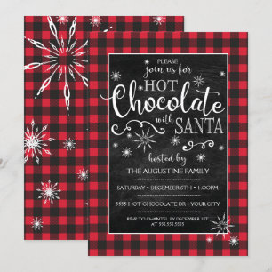 Invitation au Chocolat Chaud avec le Père Noël