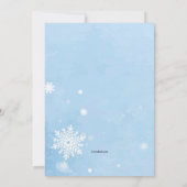 Invitation au chocolat de Noël (Dos)