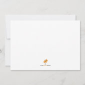 Invitation au Christening Girl (Dos)