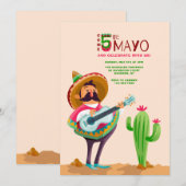 Invitation au Cinco de Mayo (Devant / Derrière)