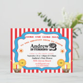 Invitation au cirque d'anniversaire (Debout devant)