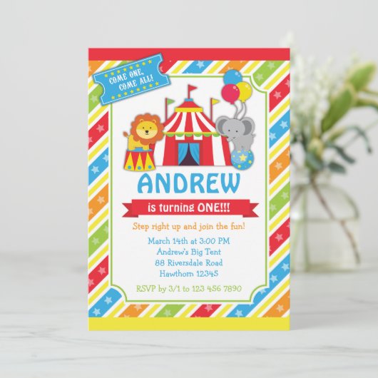 Invitation au cirque / Invitation au carnaval (Debout devant)