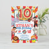 Invitation au Cirque Party pour le 10e anniversair (Debout devant)