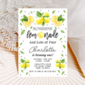 Invitation au citron 1er anniversaire