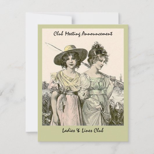 INVITATION AU CLUB DE FLY FISHING GROUP DE FEMMES (Devant)