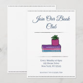 Invitation au club de lecture (Devant / Derrière)