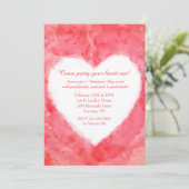 Invitation au coeur aquarelle (Debout devant)