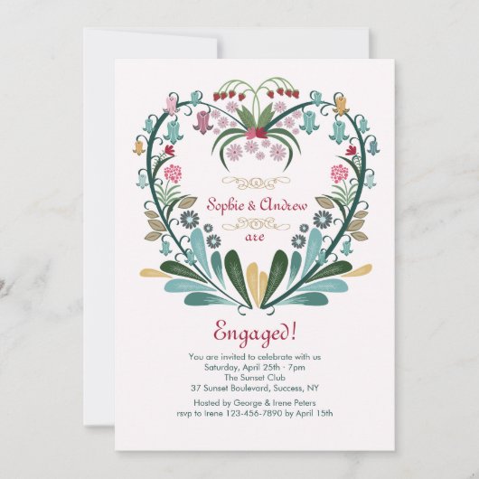 Invitation au coeur des fleurs (Devant)