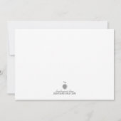 Invitation au compte à rebours du Nouvel An (Dos)