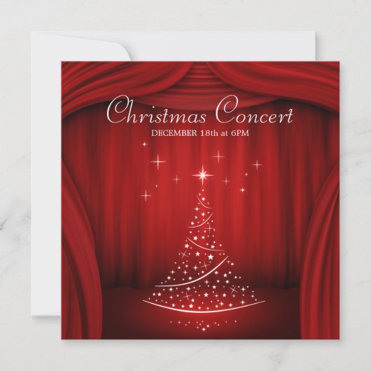 Invitation au concert de Noël (Devant)
