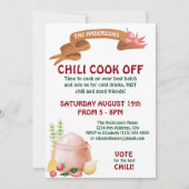 Invitation au concours de chili (Devant)