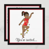 Invitation au concours de gymnastique (Devant / Derrière)