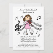 Invitation au considérant Anna's Violin - Révisé (Devant)