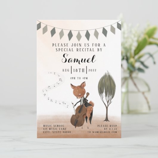 Invitation au considérant Cello (Debout devant)