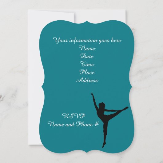 Invitation au considérant danse (Dos)