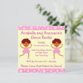 Invitation au considérant de danse des bulles rose (Debout devant)