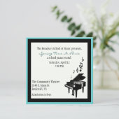 Invitation au considérant de piano personnalisé él (Debout devant)