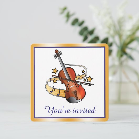 Invitation au considérant de violon (Debout devant)