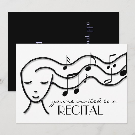 invitation au considérant musique (Devant / Derrière)