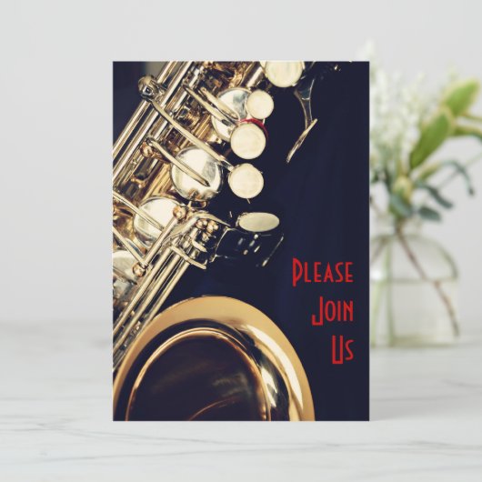 Invitation au considérant Saxophone (Debout devant)