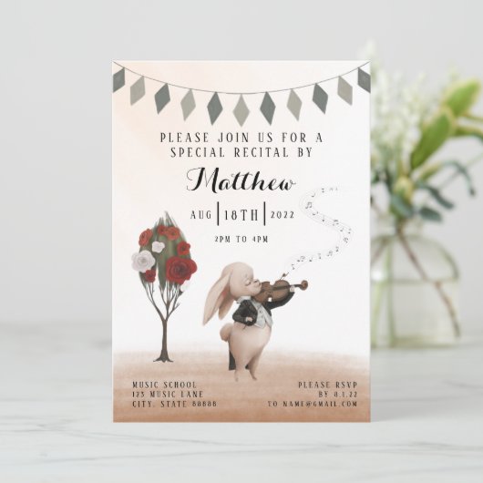 Invitation au considérant Violon (Debout devant)