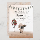 Invitation au considérant Violon (Devant / Derrière)