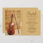 Invitation au considérant Violon (Devant / Derrière)