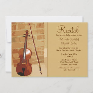 Invitation au considérant Violon