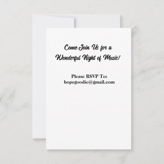 Invitation au considérant Violon (Dos)