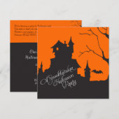 Invitation au Costume Party d'Halloween pour adult (Devant / Derrière)
