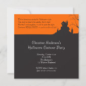 Invitation au Costume Party d'Halloween pour adult (Dos)